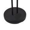 vidaXL Floor Lamp Black Steel Tall Adjustable Armrests Floor Lamp