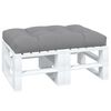 vidaXL Pallet Cushion Gray 100% polyester 47.2x31.5x4.7 in