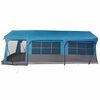 vidaXL Family Tent with Roof Blue and Grey 244.09 x 126.77 x 94.49 in