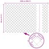 vidaXL Chain Link Fence Green 984.3" x 31.5" Steel