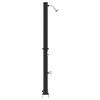 vidaXL Outdoor Solar Shower Black 217 cm PVC and aluminum