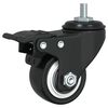 vidaXL Caster Wheels 4 pcs Black 1.4" Iron