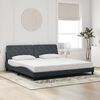 vidaXL Bed Frame Dark Grey