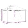 vidaXL Party Tent Burgundy Oxford fabric with PVC coating Large Foldable