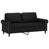 vidaXL Sofa Set Black
