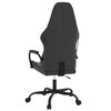 vidaXL Gaming Chair Black and Wine Red Faux Leather