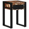 vidaXL Side Table Multicolor Solid reclaimed wood Small Side Table