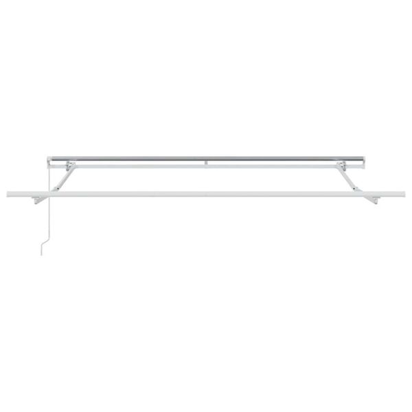 vidaXL Awning Manual White 118.11" x 98.43" Metal
