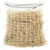 vidaXL Hay Net Set of 2 White Polypropylene 39.4 x 39.4 in Durable