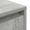 vidaXL Bedside Cabinet Concrete grey Engineered wood Medium