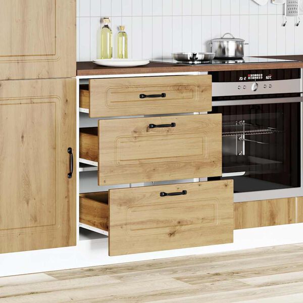vidaXL Kitchen Base Cabinet Artisan oak Engineered wood Standard