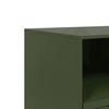 vidaXL TV Cabinet Olive Green Cold-rolled steel Medium TV Cabinet