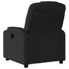 vidaXL Recliner Chair Black Fabric