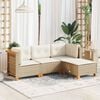 vidaXL Garden Sofa Set Beige