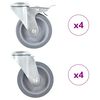 vidaXL 8 pcs Bolt Hole Swivel Casters 3.94 " (2x143432)