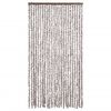 vidaXL Insect Curtain Taupe and White 39.4x86.6" Chenille