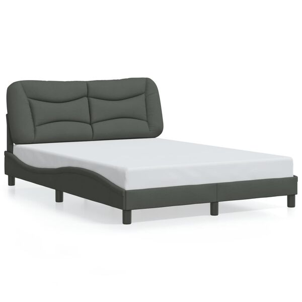 vidaXL Bed Frame Dark Grey