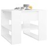 vidaXL Coffee Table White Engineered wood Medium Coffee Table Square