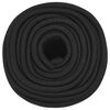 vidaXL Boat Rope Full Black 0.55 " 820.2 ' Polypropylene