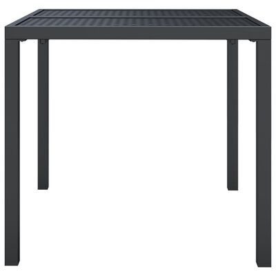vidaXL Patio Table Anthracite 31.5"x31.5"x28.3" Steel