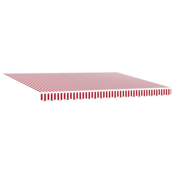 vidaXL Retractable Awning Red 177.17" x 118.11" fabric