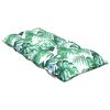 vidaXL Lowback Chair Cushion Set of 2 Leaf Pattern