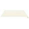 vidaXL Replacement Awning Fabric Cream 100% Polyester with PU Coating
