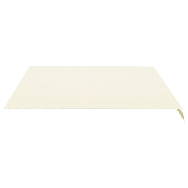 vidaXL Replacement Awning Fabric Cream 100% Polyester with PU Coating