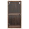 vidaXL Wall Cabinet Brown Oak Engineered wood Standard Wall Cabinet