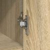 vidaXL Sideboard Sonoma Oak Engineered Wood 39.8 x 13.8 x 29.9 in
