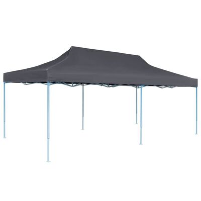 vidaXL Folding Pop-up Partytent with Sidewalls 9.8'x19.7' Anthracite