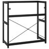 vidaXL Bathroom Washbasin Frame Black Powder-coated iron