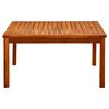 vidaXL Coffee Table Natural wood Solid acacia wood Medium Durable