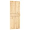 vidaXL Sliding Door with Hardware Set 33.5x82.7" Solid Wood Pine