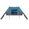 vidaXL Family Tent Folding with Roof Blue and Grey 660 x 456 x 200 cm