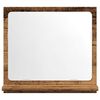 vidaXL Bathroom Mirror Cabinet Old wood Engineered wood, glass Medium