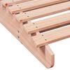 vidaXL Sun Lounger Natural wood Solid Douglas wood 80.7 x 27.6 x 12.4 in