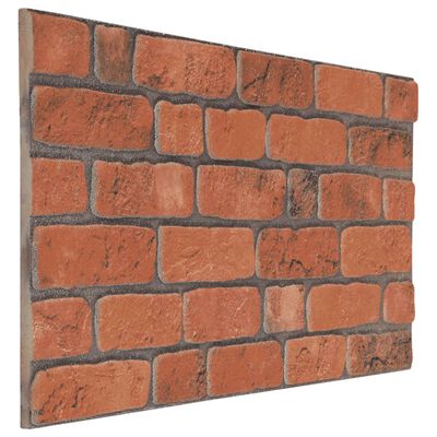 vidaXL 3D Wall Panels with Terracotta Brick Design 10 pcs EPS