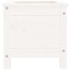 vidaXL Garden Planter White Solid Pine Wood 15.7 x 15.7 x 15.4 in