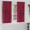 vidaXL Velvet Curtains 2 pcs Wine red 68.90 x 55.12 in Velvet