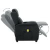 vidaXL Massage Chair Dark Gray