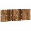 vidaXL Wall Headboard Old Wood Engineered Wood Full Size Bed