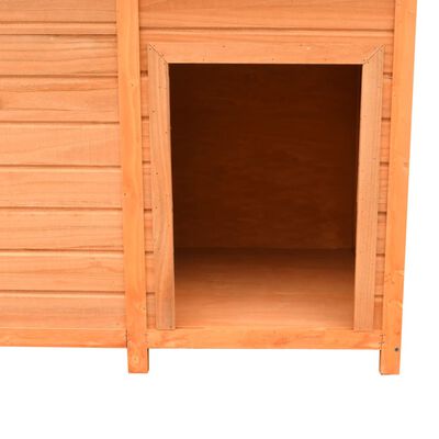 vidaXL Dog Cage Solid Pine & Fir Wood 47.2"x30.3"x33.9"