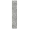 vidaXL Slim Storage Cabinet Concrete gray Engineered wood Slim