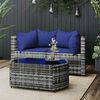 vidaXL Patio Lounge Set Grey