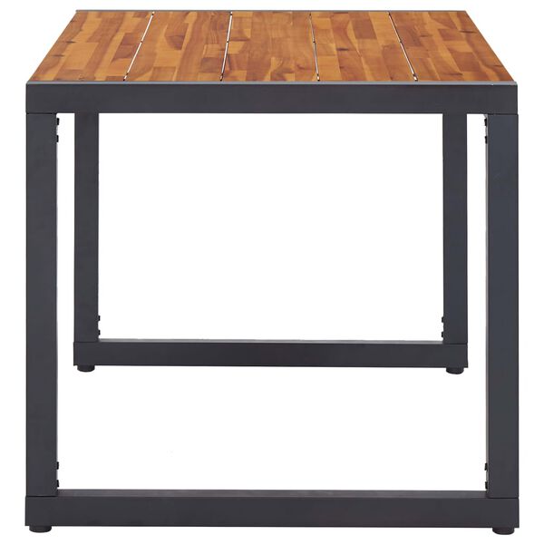 vidaXL 5 Piece Patio Dining Set Gray