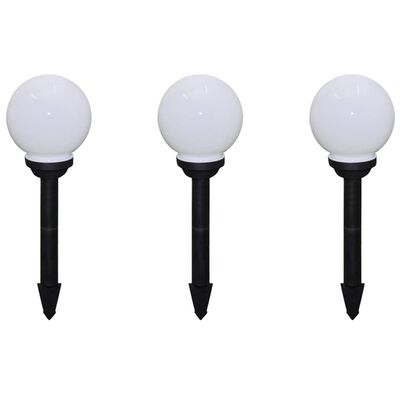 vidaXL Outdoor Pathway Lamps 6 pcs LED 7.9" with Ground Spike