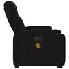 vidaXL Electric Stand Up Massage Recliner Chair Black Fabric
