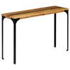 vidaXL Console Table Multicolour Reclaimed wood, Powder-coated steel