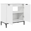 vidaXL Bathroom Furniture Set 2 pcs High gloss white 39.5 x 36 x 88 cm